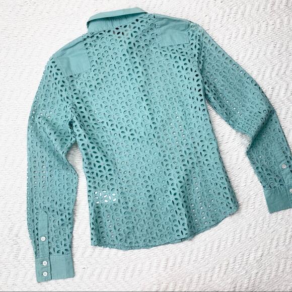 Club Monaco Eyelet Blouse Size XS - Picture 3 of 6